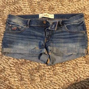 Hollister Light Wash Denim Shorts